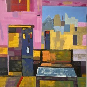 <b>La Terraza</b><p>Acrílico en Lienzo</p><p>100x100cm</p><p><b>1862 €</b>