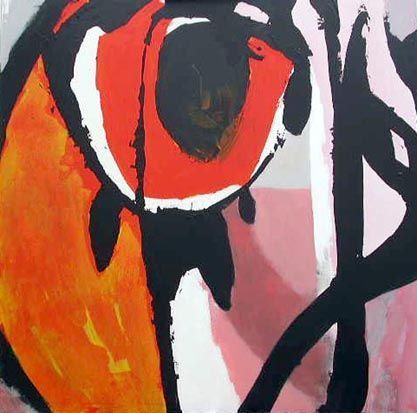 Amapola-120x120cm. Acrílico lienzo. 2009