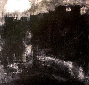 Paisaje Nocturno de Priego de Córdoba. 1997. J. Mozos.