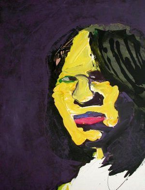 Rostro en amarillo. 2010. J. Mozos.
