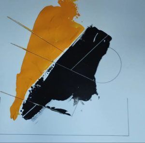 " Serie Territorio " Técnica mixta sobre cartón Ilustración