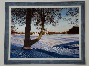 Reflejo sobre el hielo