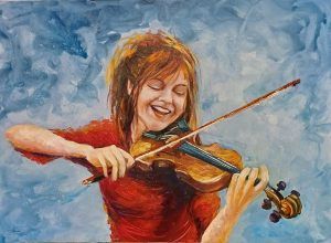 VIOLINISTA FELIZ