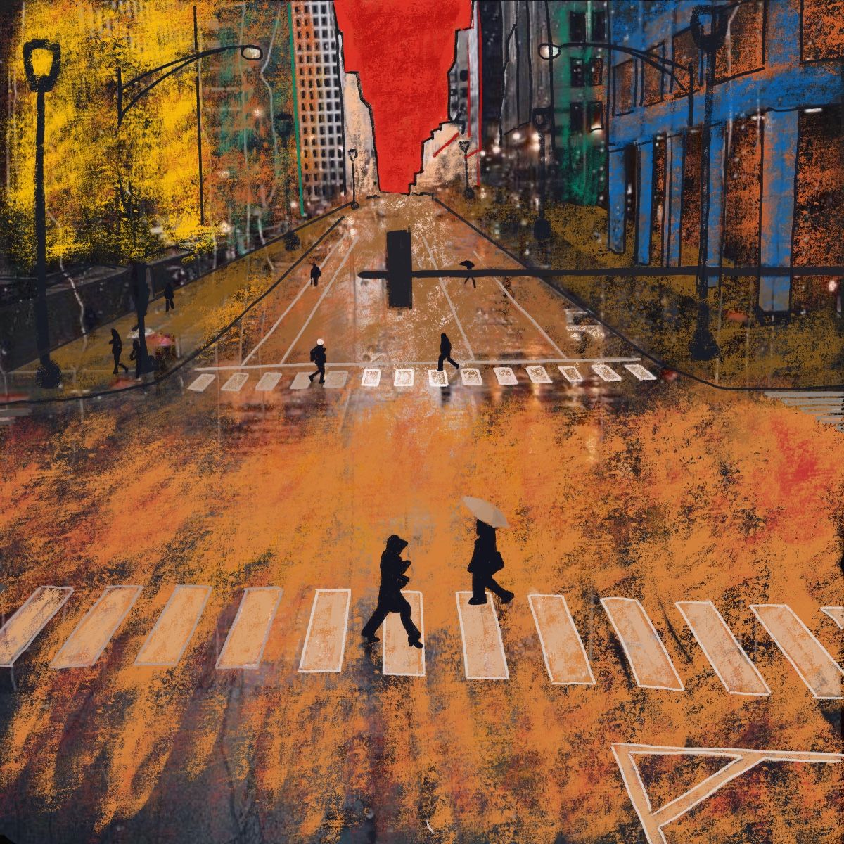 20 - Walkers in New York I