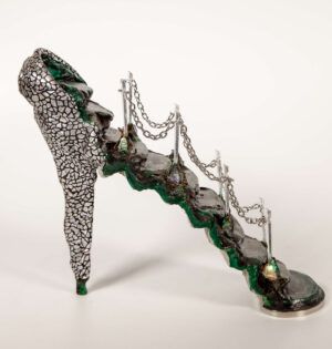 Escalinata esmeralda (Cenicienta I) (Colección zapatos de Tacón)