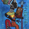 Mujer en un sillon