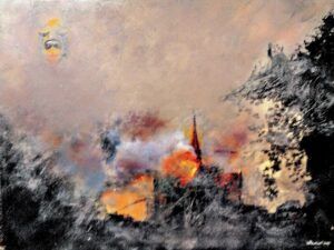 INCENDIO EN NOTRE DAMME DE PARIS